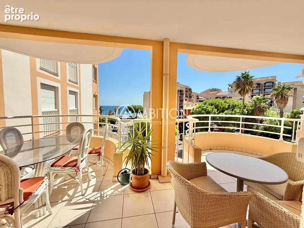 Fréjus plage ? t3 avec vue mer, terrasse, cave et garage - photo 2