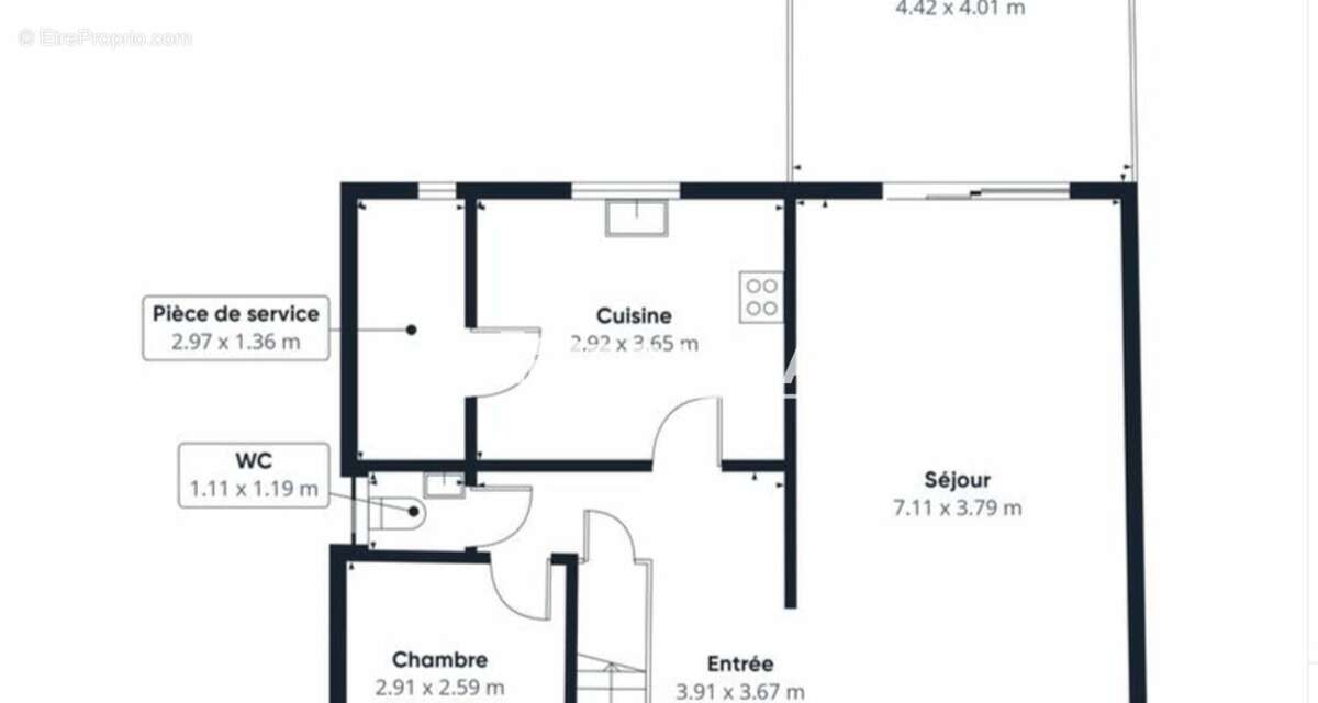 Maison 117 m² à Orgeval  - photo 7