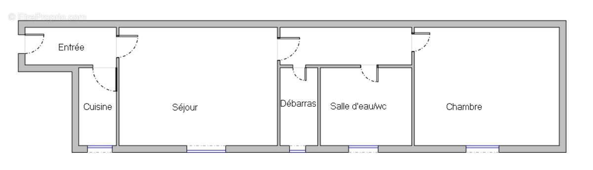 Appartement à PARIS-20E