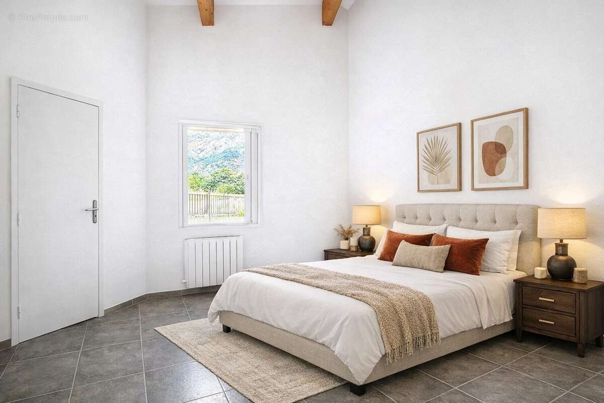 chambre - Maison à BOCOGNANO