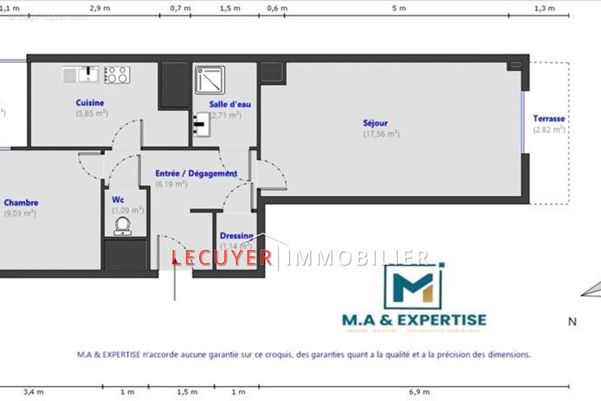 Appartement à VALLAURIS