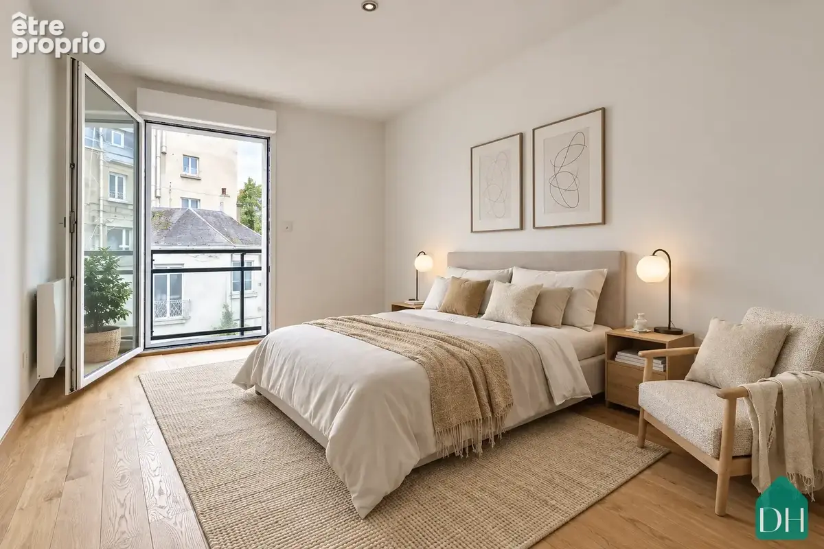 Appartement recent de type 3 de standing, vue Erdre, Secteur Saint-Félix, 44000 Nantes - photo 8