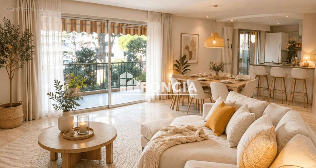 BAISSE DE PRIX – Superbe appartement 3 pièces rénové avec grande terrasse, garage et cave -  3 piscines - photo 2