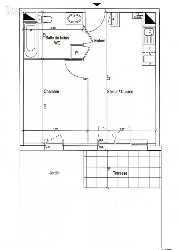 Sud-Est Toulouse 2 pièce(s) 38 m2 -Jardin privatif, parking - photo 9