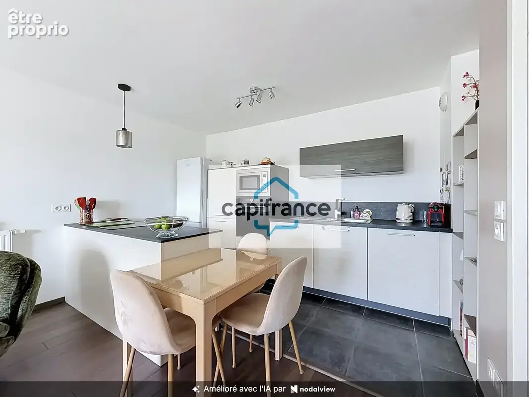 RENNES, à Vendre T3 de 61 m2 avec terrasse et vue exceptionnelle, parking sous-sol, cave - photo 5