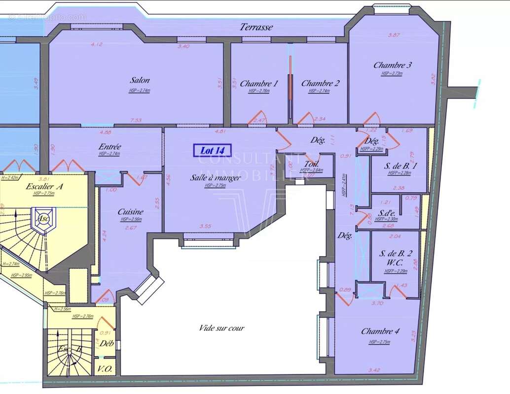 Appartement à PARIS-16E