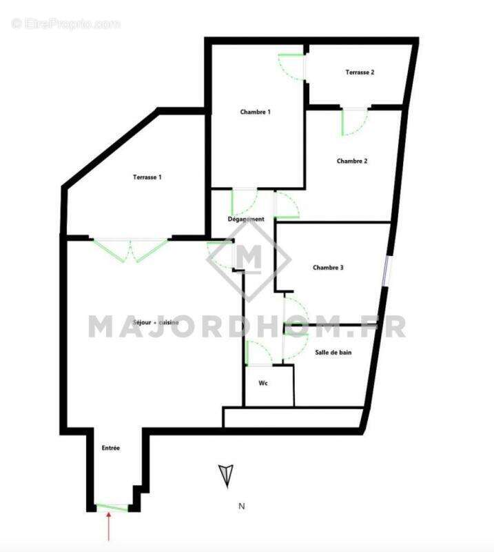 Appartement à MARSEILLE-10E