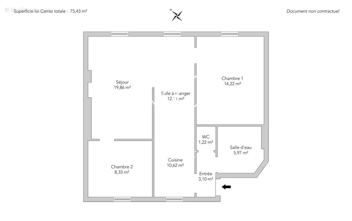 Appartement à PARIS-4E