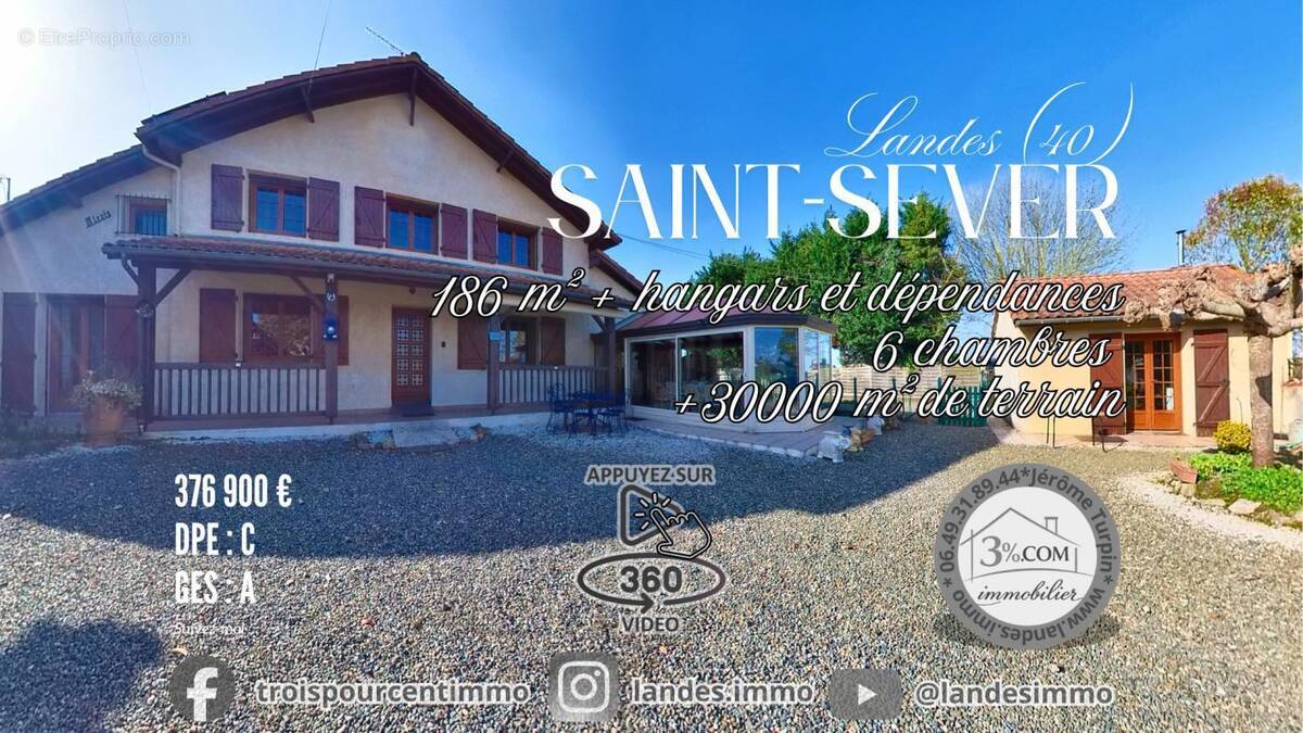 Maison à SAINT-SEVER