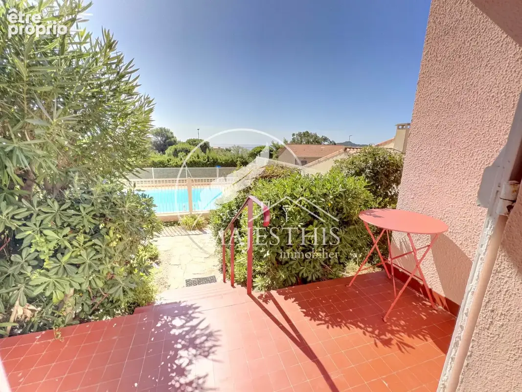 Giens la tour fondue   vue mer & porquerolles   t2 avec piscine - photo 5