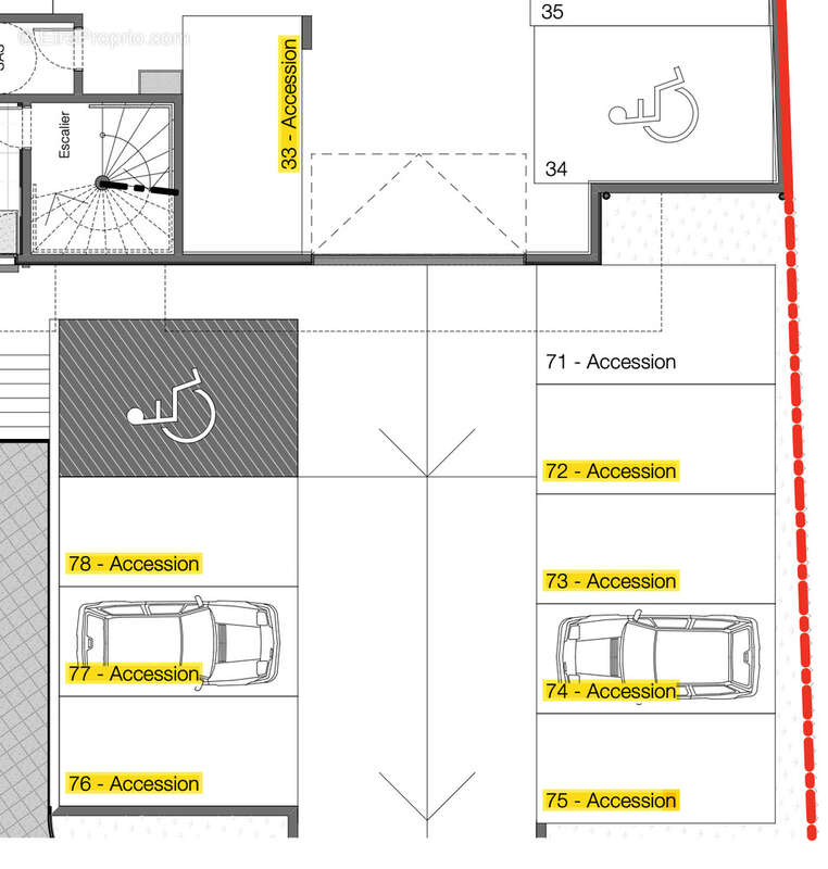 Parking à JUZIERS