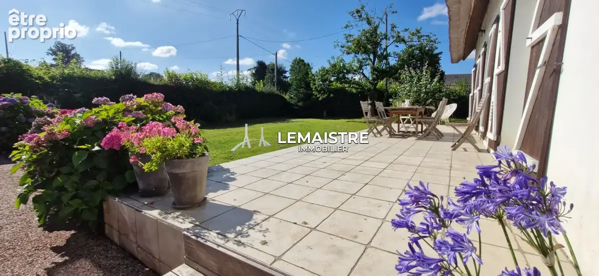 Maison à vendre - Yvetot / Barentin - 88 m² - 2 chambres - Chaumière rénovée avec jardin - photo 12