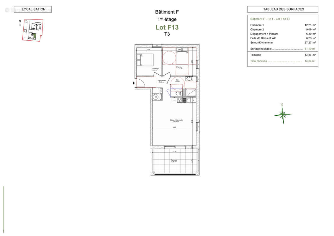 Appartement à BORMES-LES-MIMOSAS