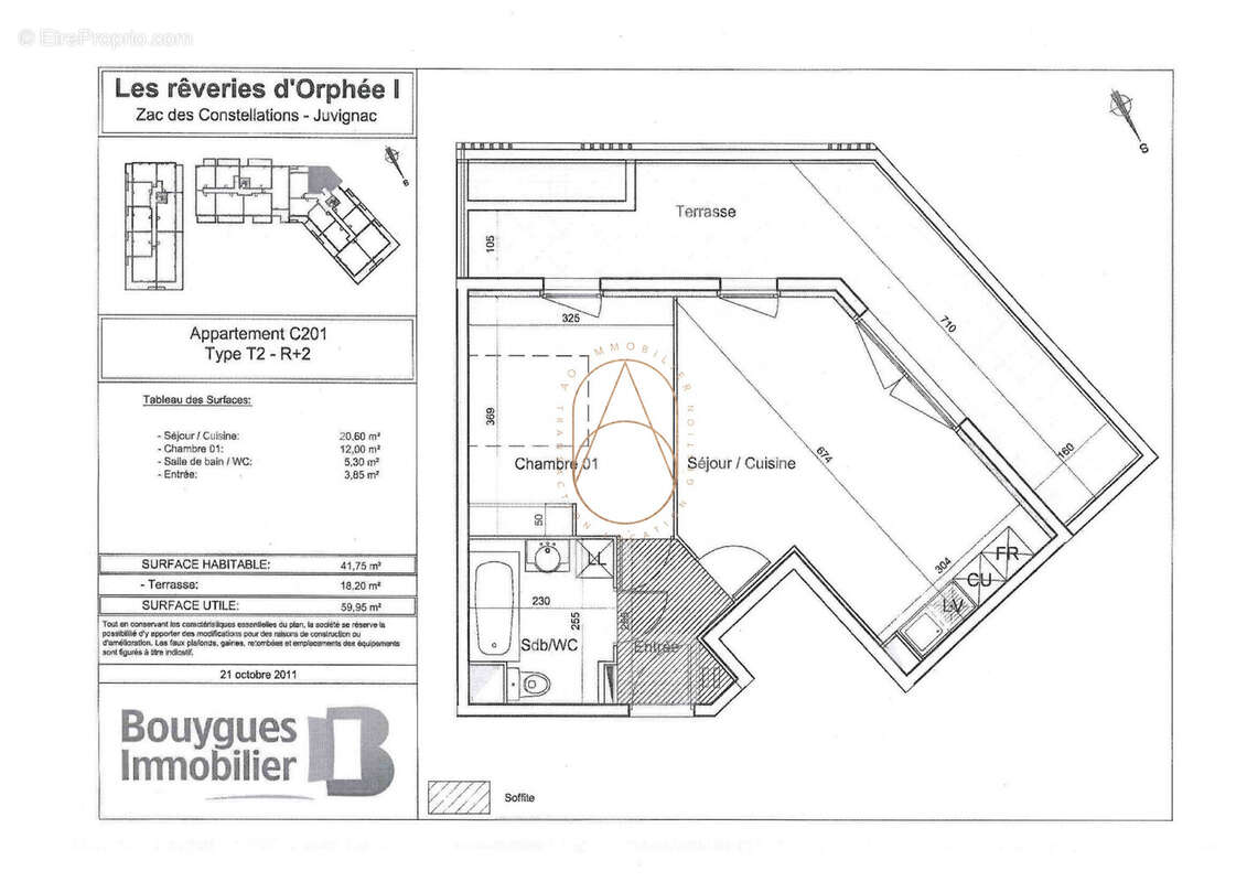 Appartement 41 m² à Juvignac  - photo 6
