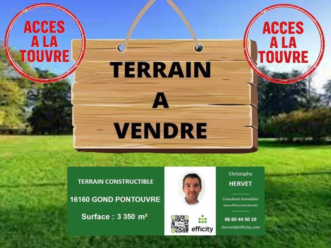 Terrain à GOND-PONTOUVRE