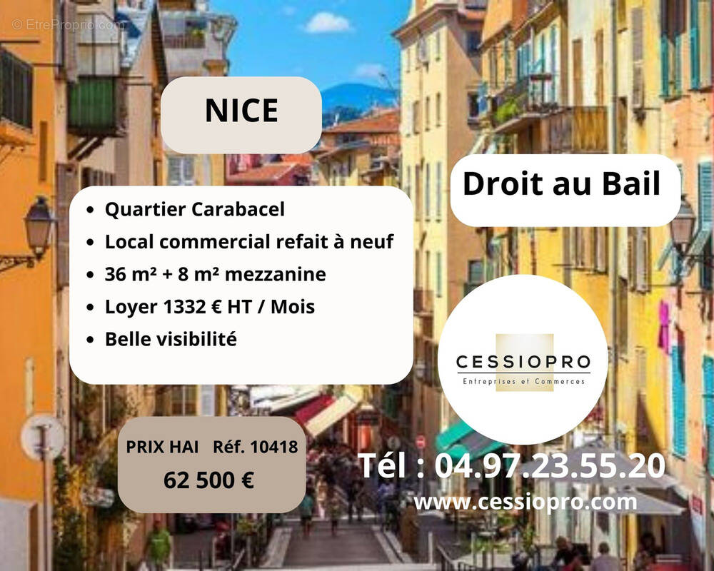 Commerce à NICE