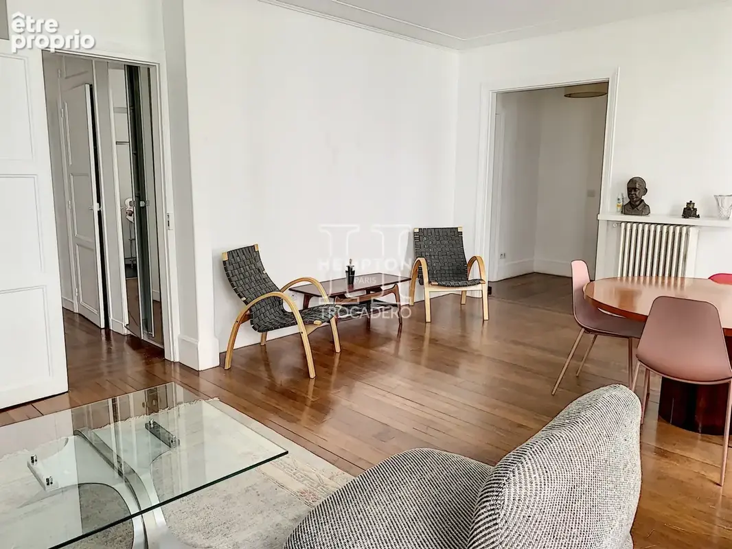 Paris xvi • trocadéro • 3 pièces avec possibilité de 2 chambres 73 m2 - photo 9