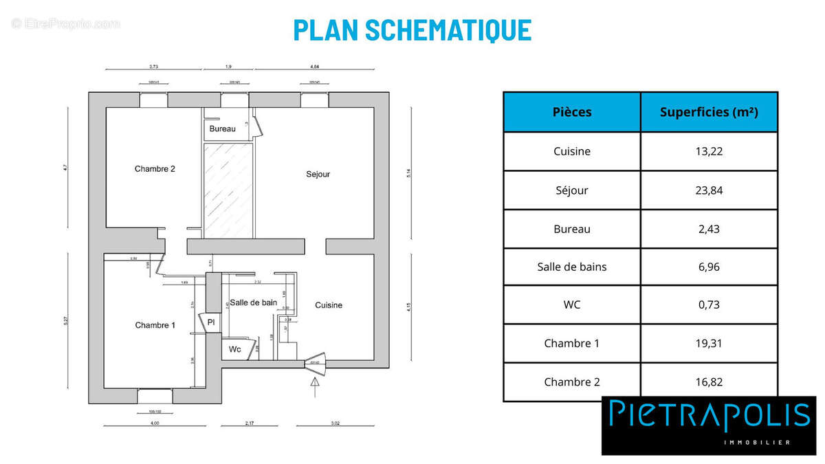 Appartement à CHARBONNIERES-LES-BAINS