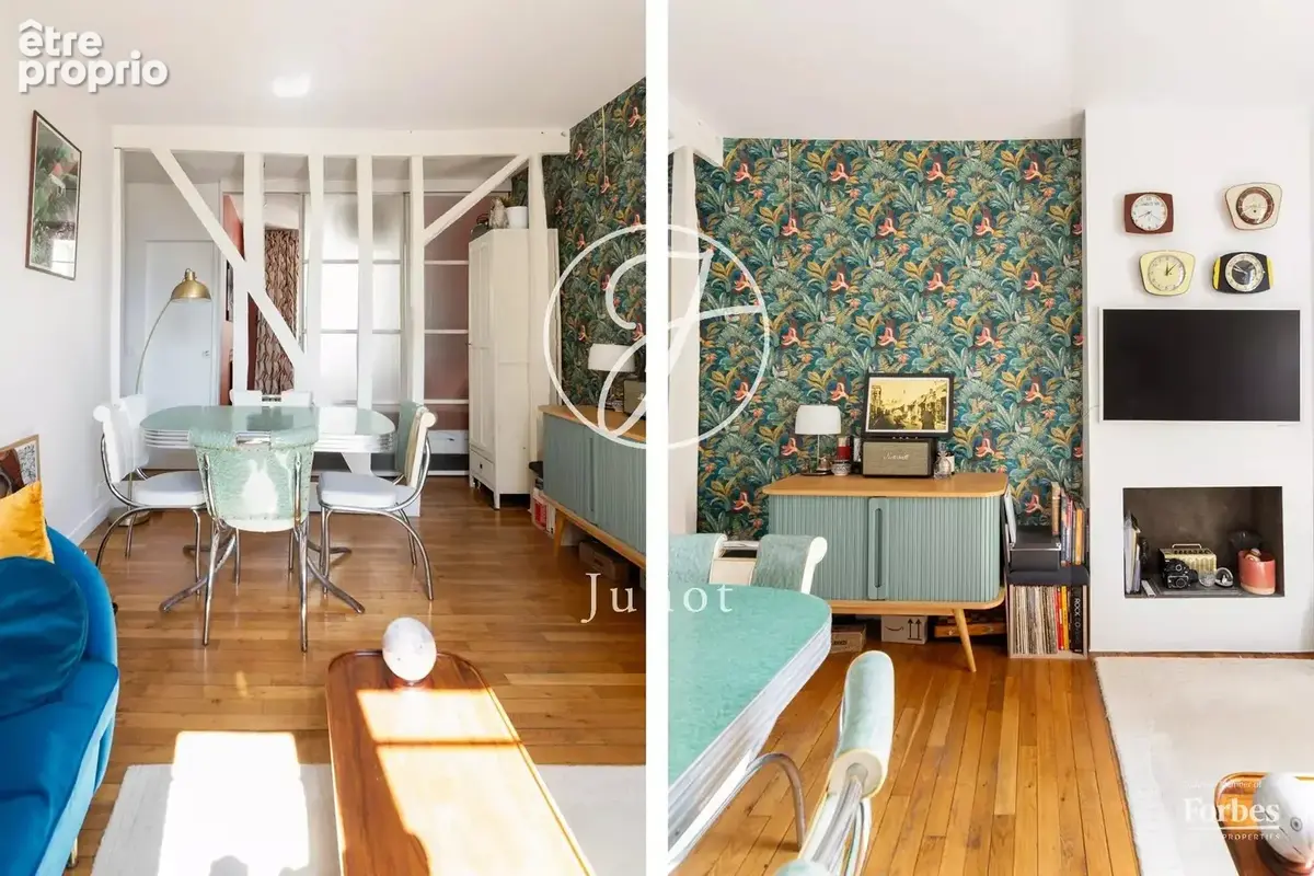 Paris 18e - HAUT MONTMARTRE / RUE BERTHE - Appartement - 2 pièces - 28,15m² Carrez - 1 chambre sur cour arborée - photo 11