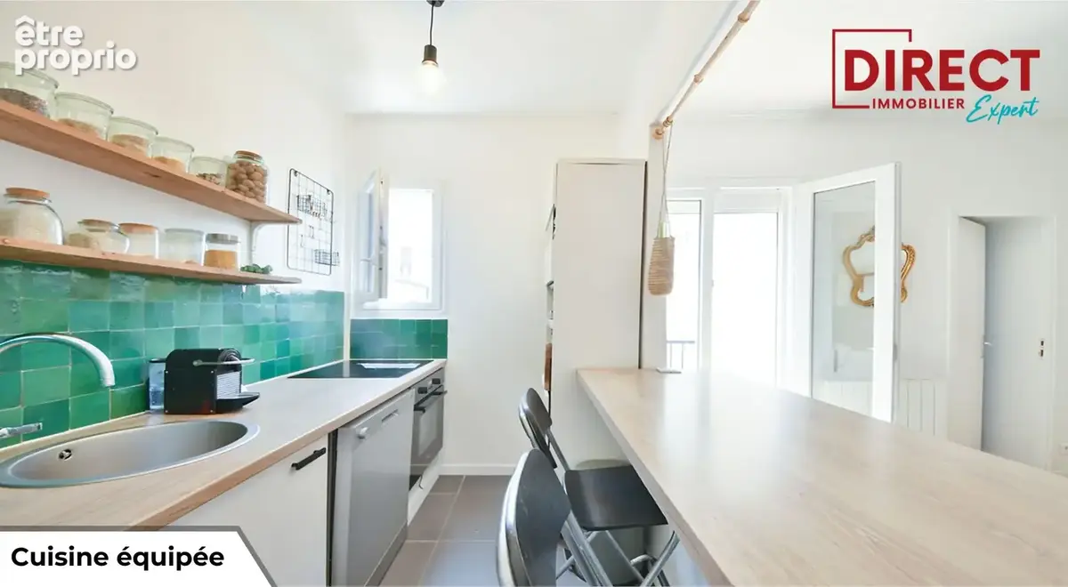 Centre ville : app 2/3p en dernier etage traversant + jardin de 50m2 + balcon + cave - photo 6