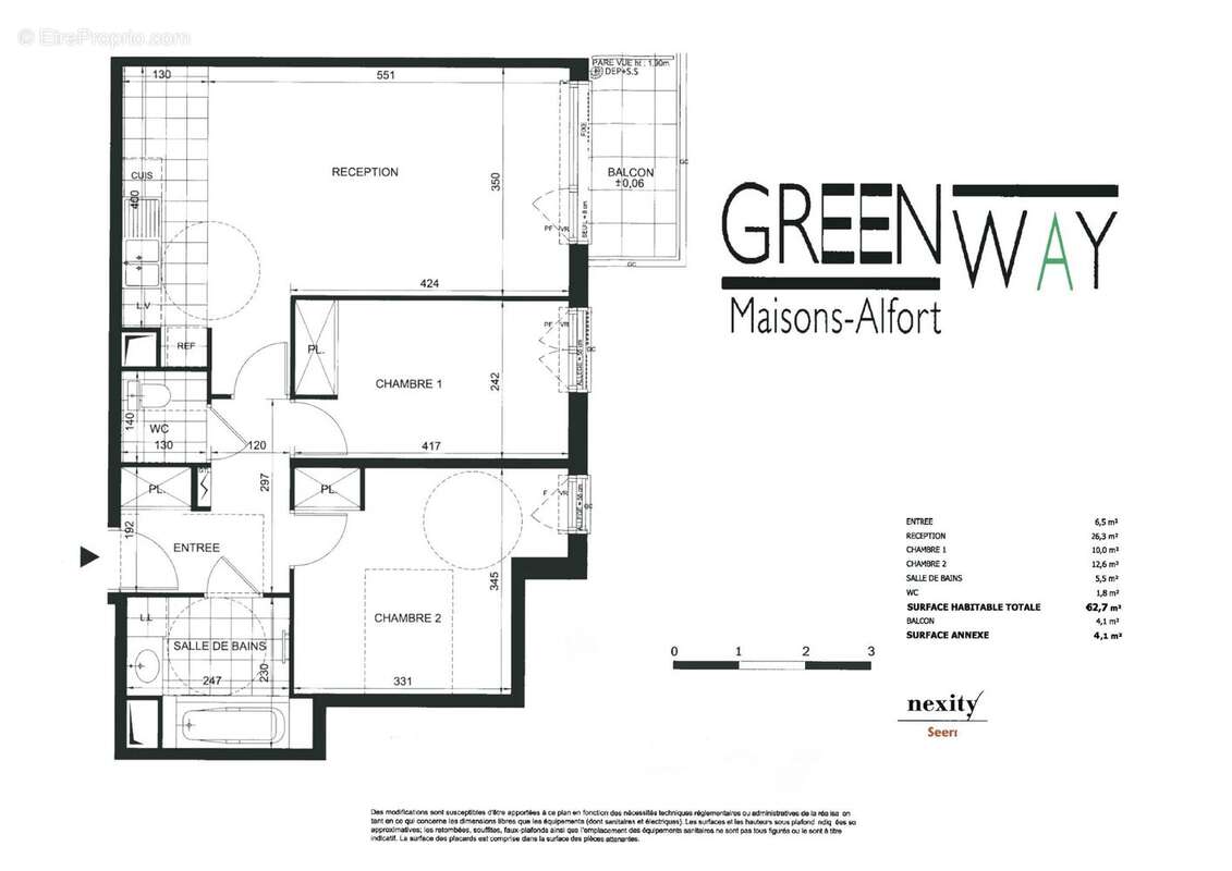 Appartement à MAISONS-ALFORT