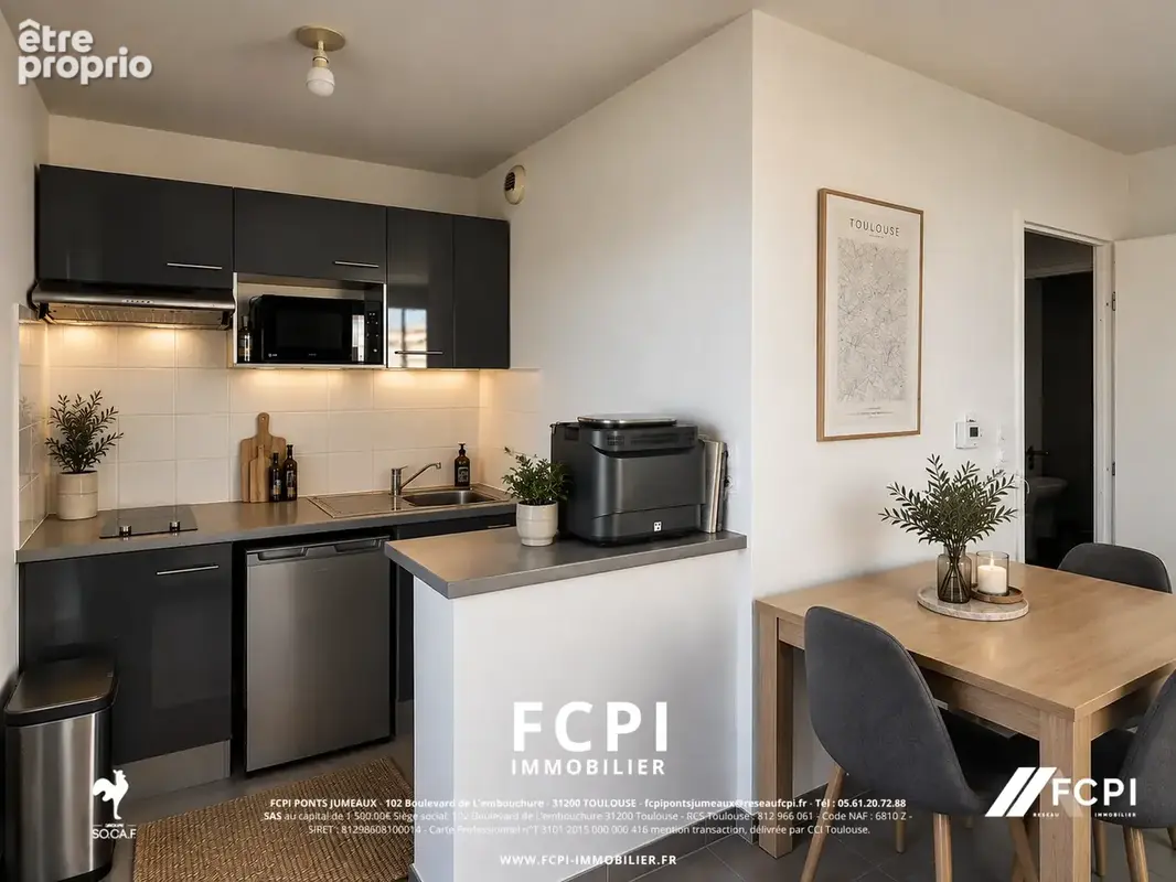 Appartement deux pièces 46 m2 - BLAGNAC - photo 3