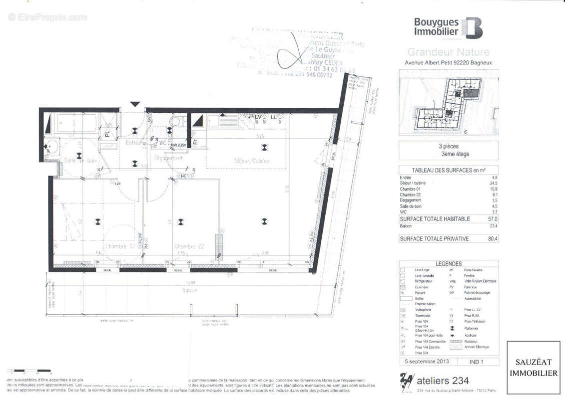 Appartement à BAGNEUX