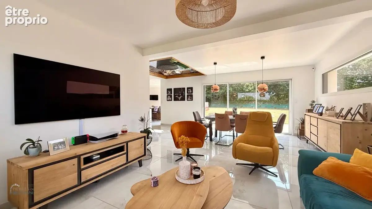 Maison contemporaine - 146,05 m2 - terrain 661 m2 - SAINT-RENAN - photo 2
