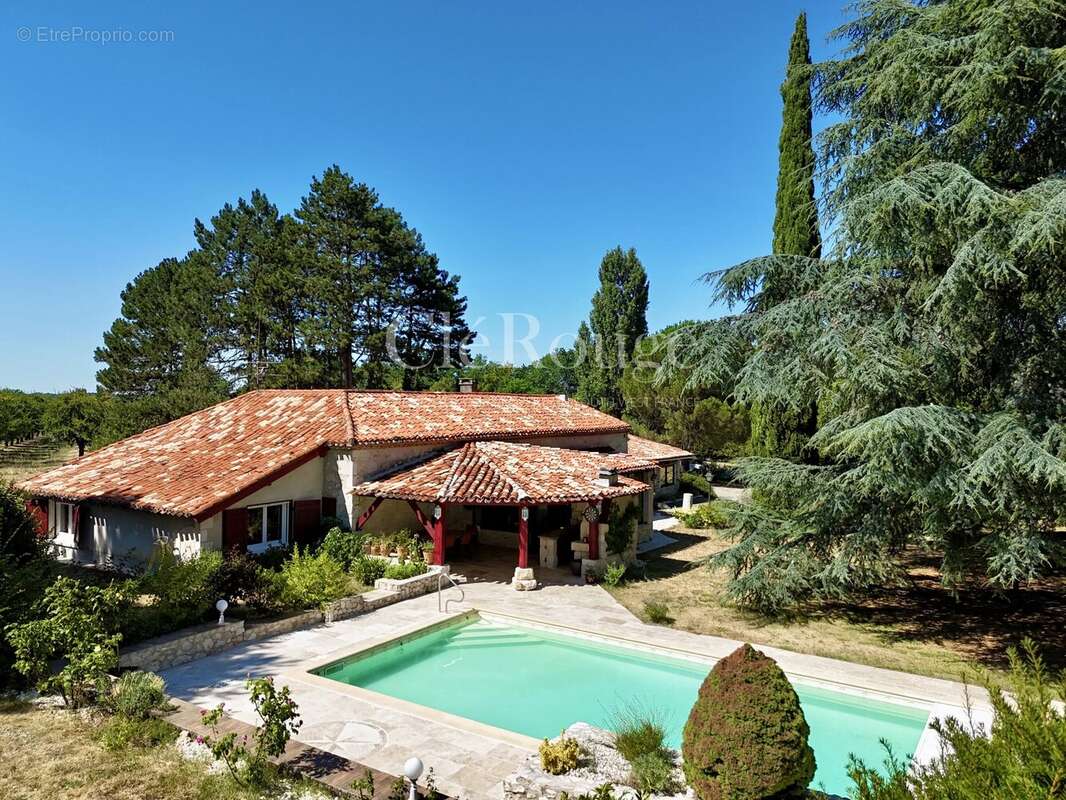 Proche de Saint-Livrade-sur-Lot – Élégante propriété de caractère de 5 chambres avec piscine chauffée et superbe parc arboré - photo 2