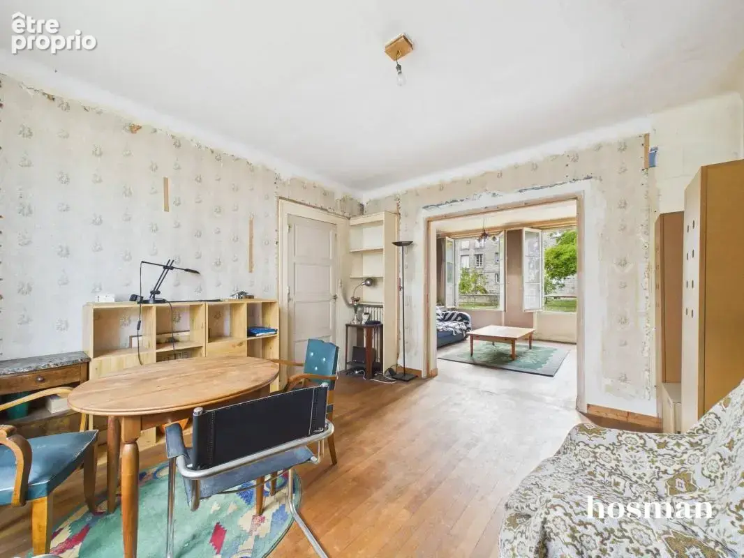 Appartement traversant 3 pièces de 70 m² à rénover - Rue d'Angoumois, Nantes - photo 9