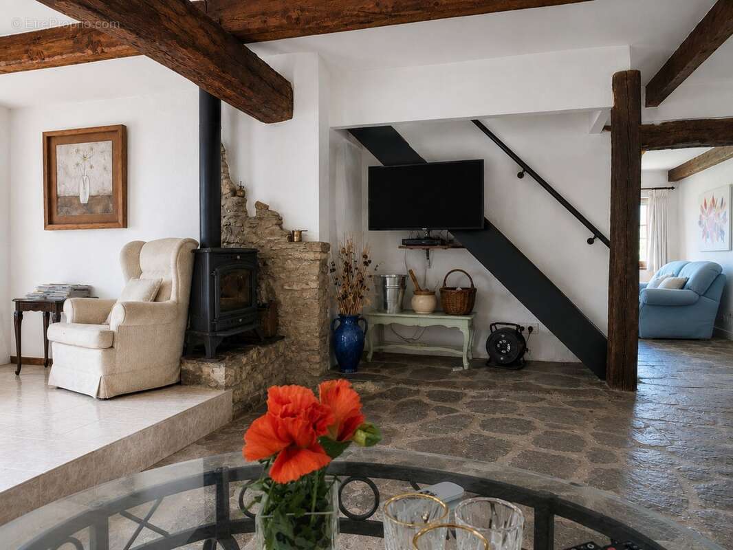 Maison de caractère en pierre avec piscine et sauna à la caunette - photo 16