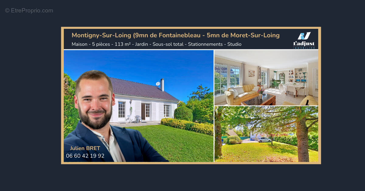 Maison à MONTIGNY-SUR-LOING