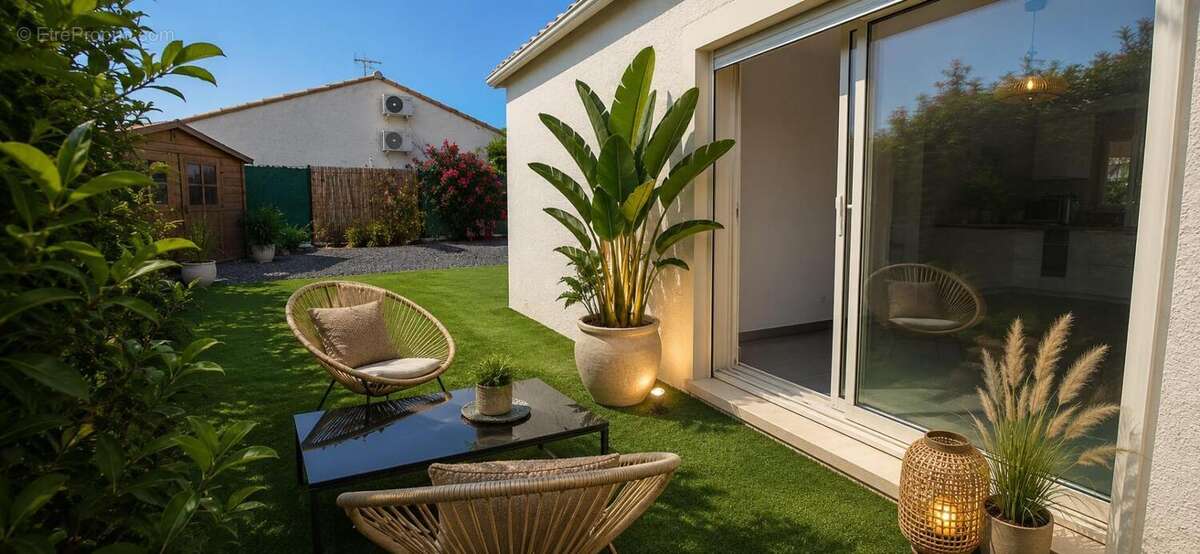Villa T4 Fendeille 80 m2 année 2021 - photo 12