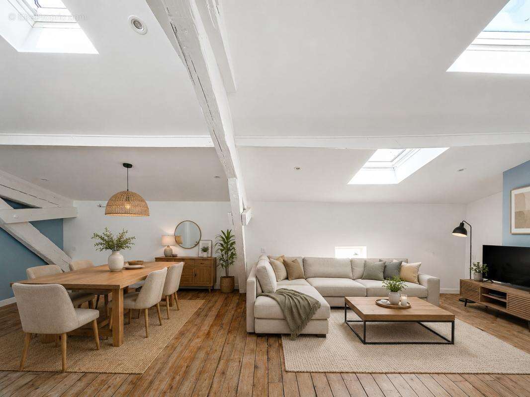 Toulouse - Face Saint Aubin - T2 de 46 m² (au sol) en dernier étage - photo 2