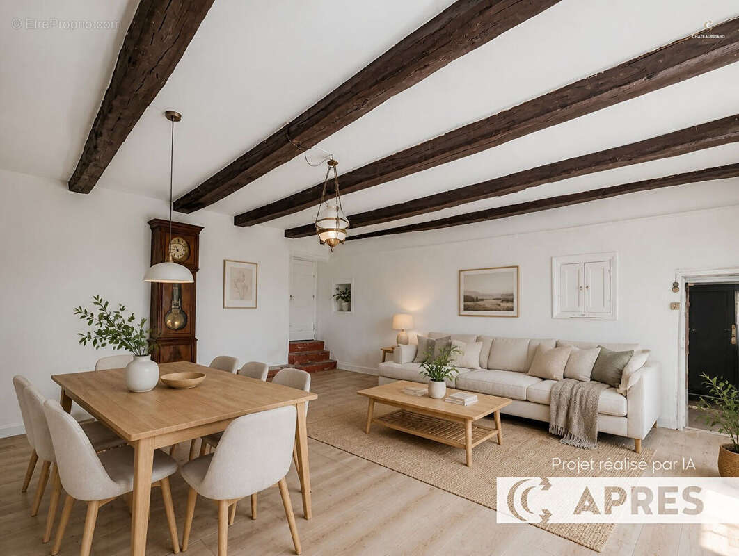 A vendre  - Maison en Pierres 200m² A RENOVER - VAL COUESNON (35460) - photo 5