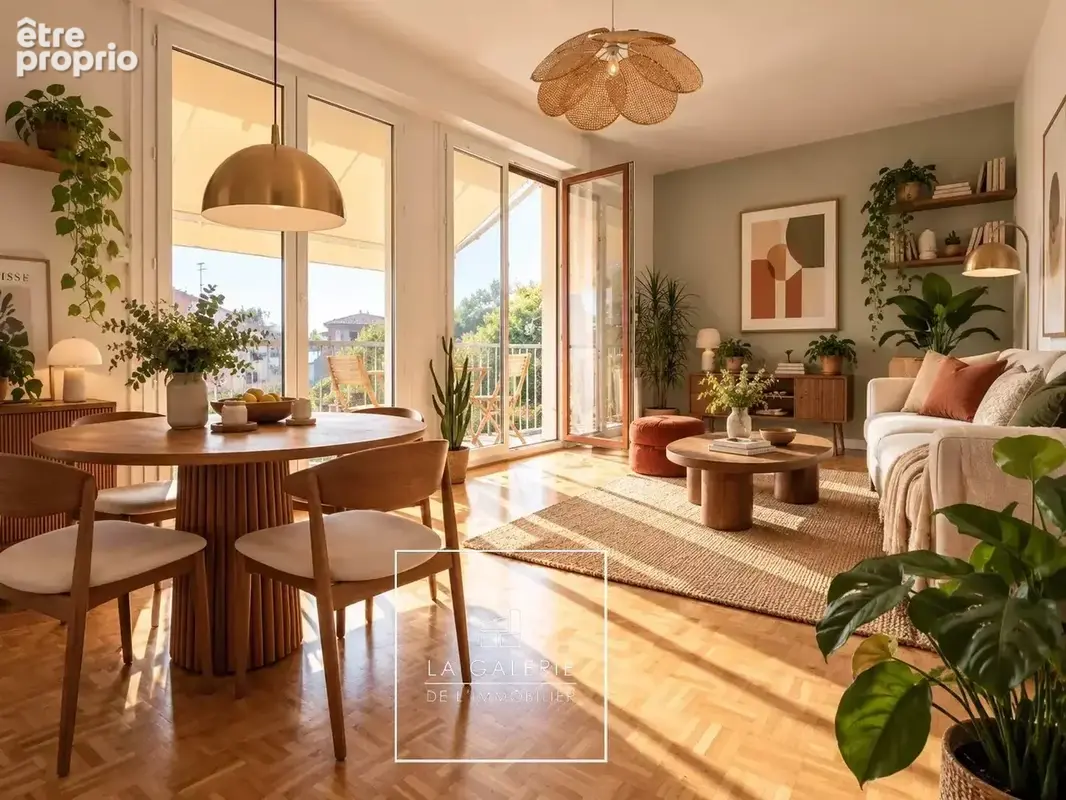 Toulouse busca saint-michel grand t3 traversant de 80 m² avec balcon et cave rue magendie - photo 3