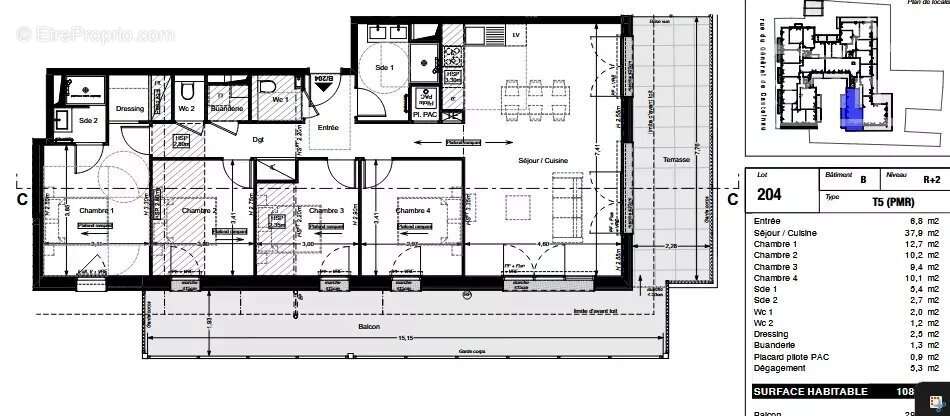 Appartement à LA TESTE-DE-BUCH