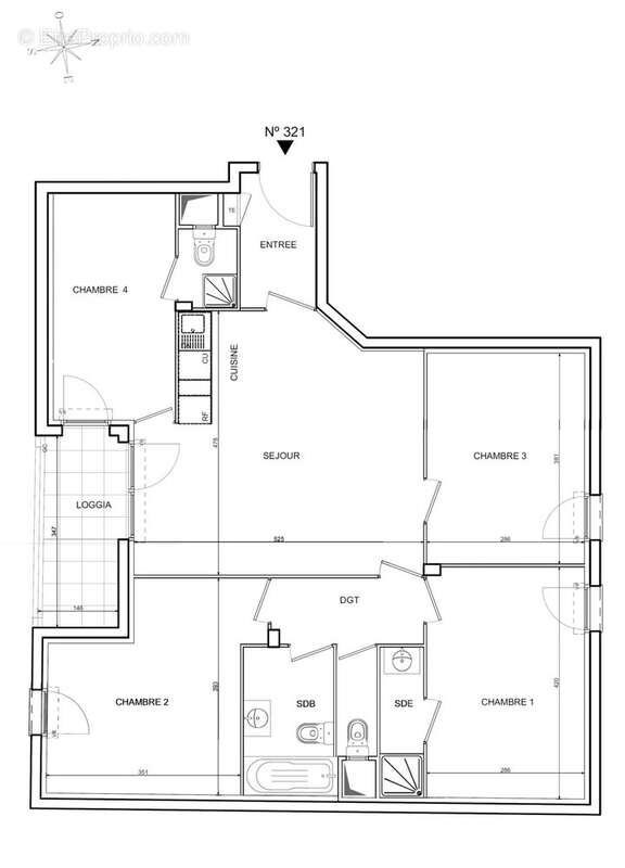 Appartement à AUBERVILLIERS