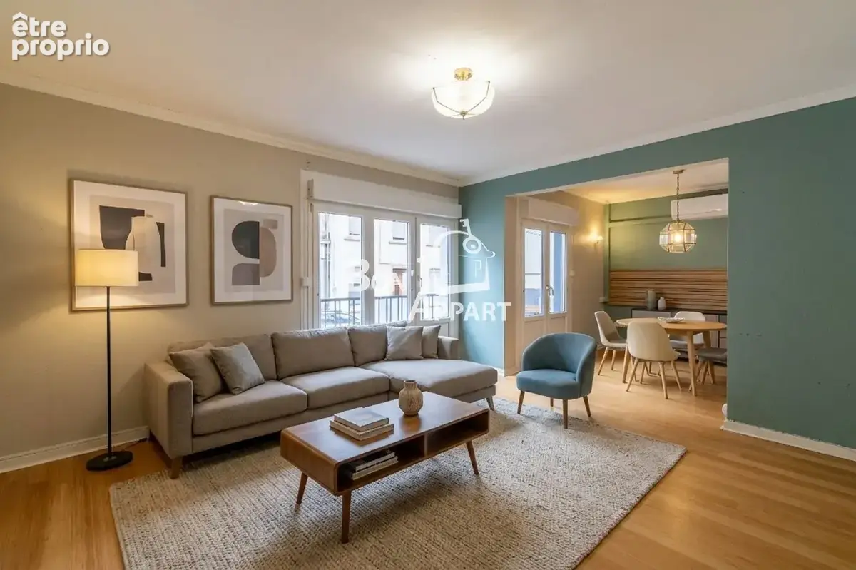Appartement T4 de 87 m2 avec Garage, Parking, Cave et Jardin - photo 2