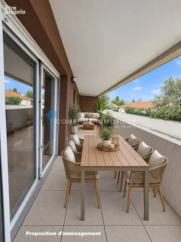 Dépt Hérault (34) - Castelnau le Lez - À vendre - Appartement climatisé T3 de 63 m2, terrasse, garage - photo 2