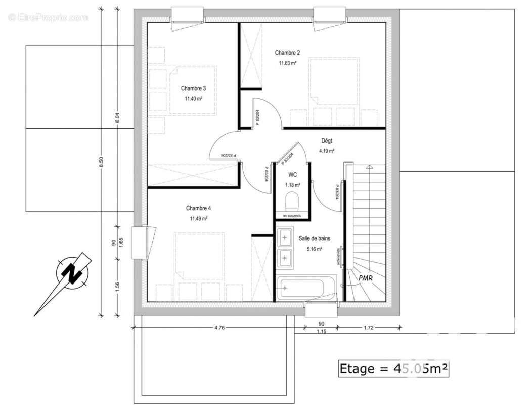 Terrain 458 m² à Avrille  - photo 7