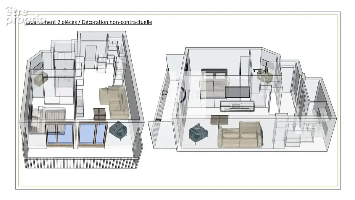 Appartement 2 pièces 37m2 meublé à Saint-Jean-de-Sixt - photo 13