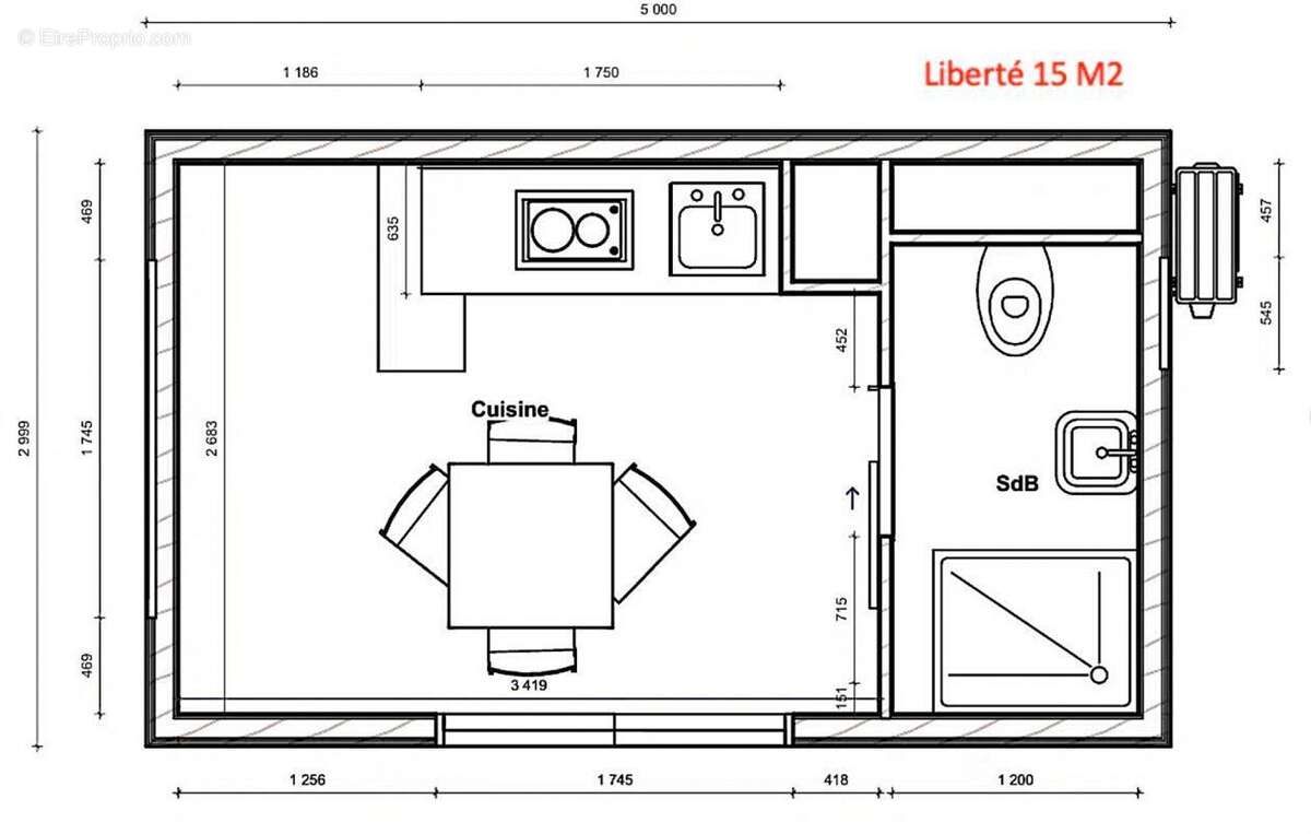 Maison 15 m² à Moulins  - photo 3