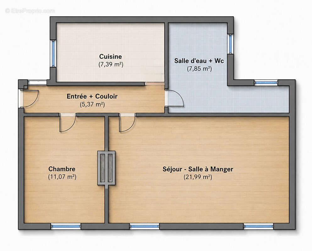 Appartement à PARIS-17E