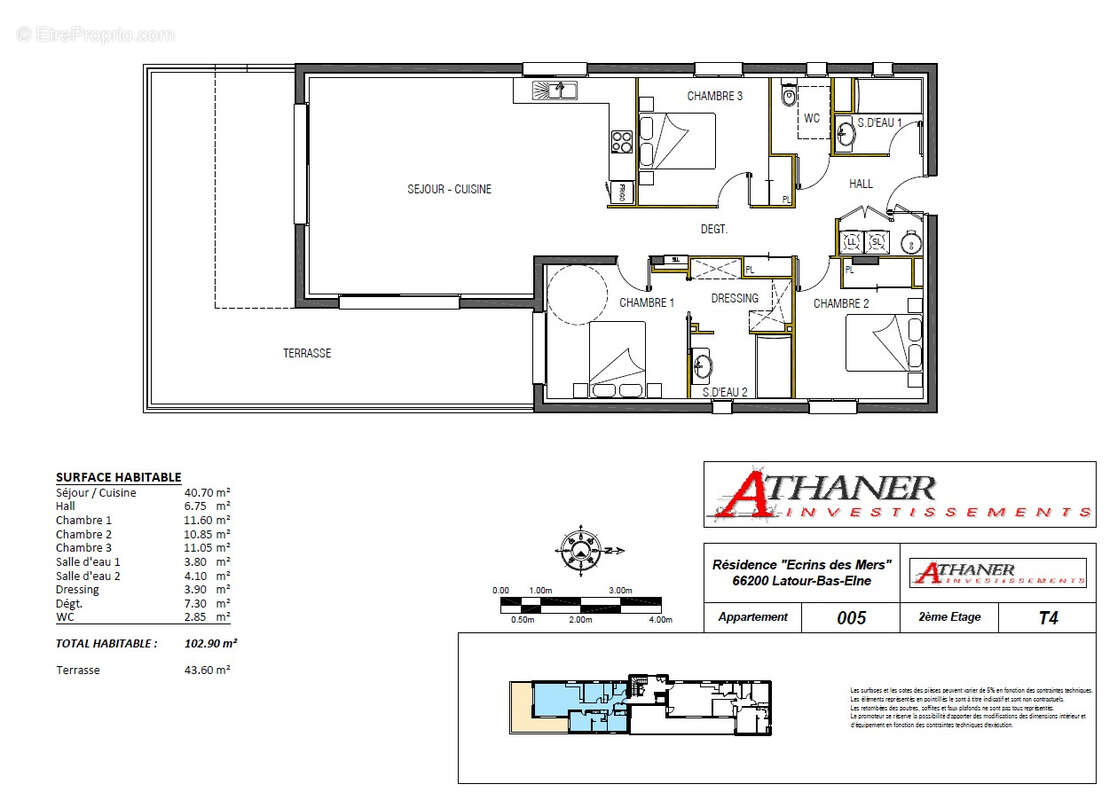 Appartement à LATOUR-BAS-ELNE