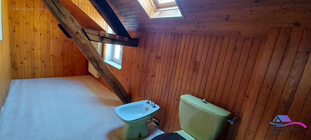 Salle de bain - Maison à CHATEAUMEILLANT