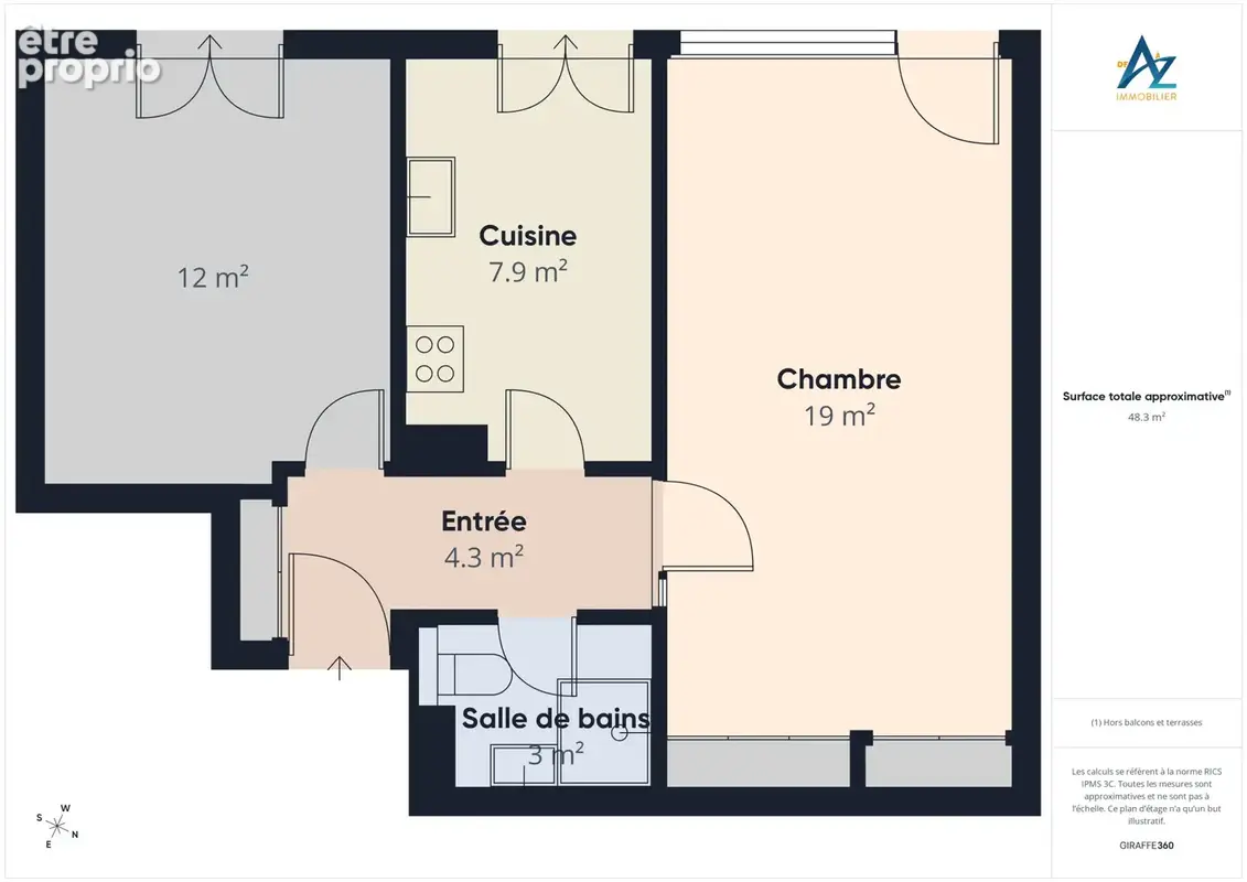 Appartement à deux pas des commerces - photo 8