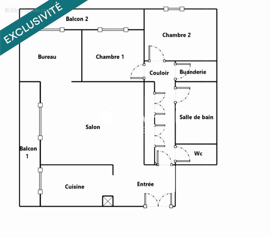 Appartement 92 m² à Avrille  - photo 6