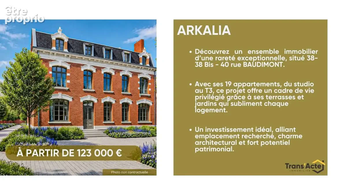 Arras centre   t3 triplex de 64,19m2 avec accès indépendant & terrasse privative   éligible denormandie - photo 12