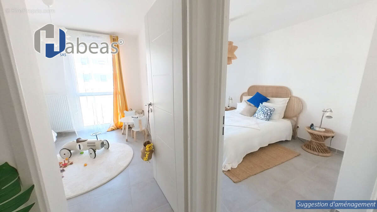 Appartement T3 de 58.65 m² avec jardin de 101m², terrasse  et deux parkings - photo 9